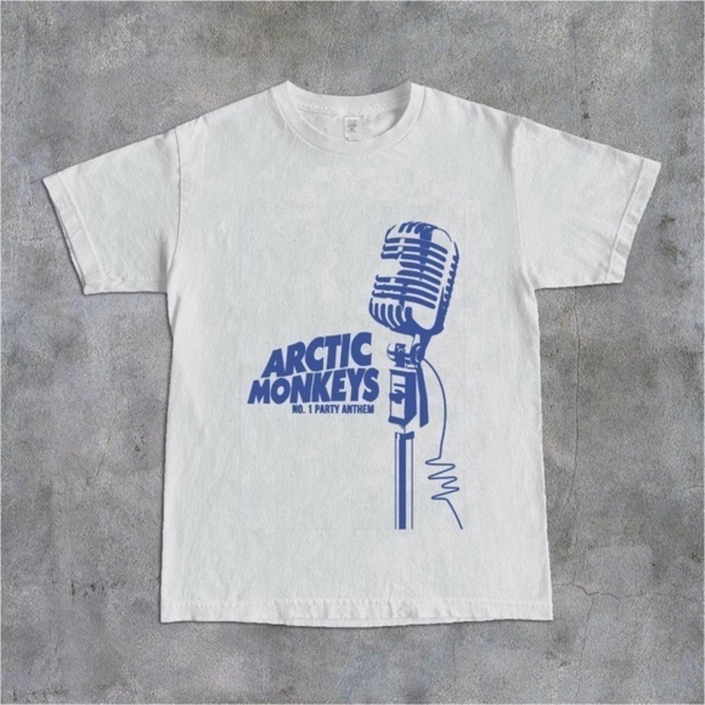 Arctic Monkeys Mic Indie Rock Fan Graphic Unisex T-Shirt